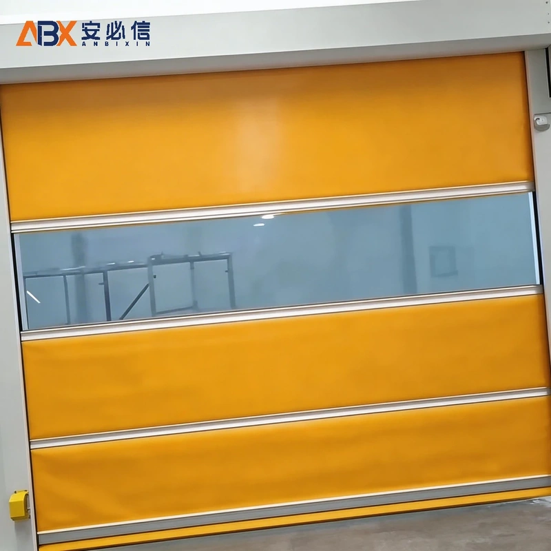 Windowed PVC Fast Door | ABX Industrial Overhead Door
