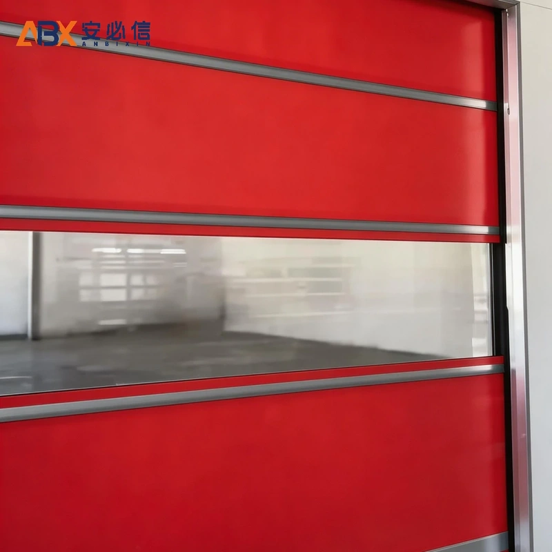 Windowed PVC Fast Door | ABX Industrial Overhead Door