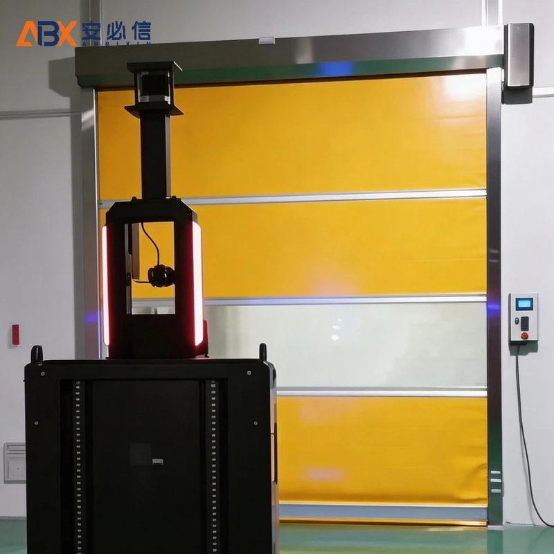 Windowed PVC Fast Door | ABX Industrial Overhead Door